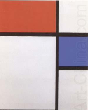 Piet Mondrian Composition No II Composition with Blue and Red (mk09) china oil painting image